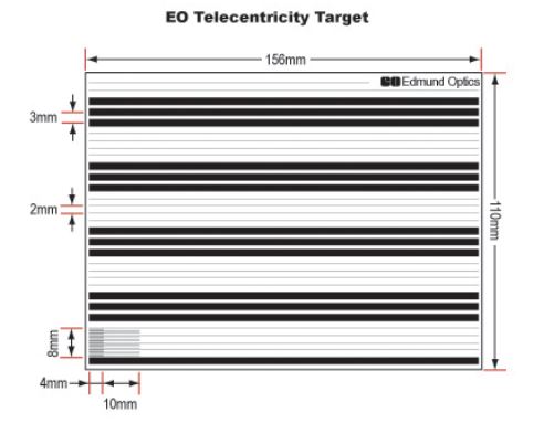 Unice EO Telecentricity Target